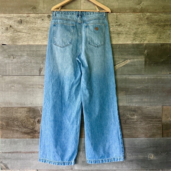 EUC ABrand A '94 High & Wide Jean 32 Blue Faded 90's Vintage Style Streetwear - Picture 9 of 13